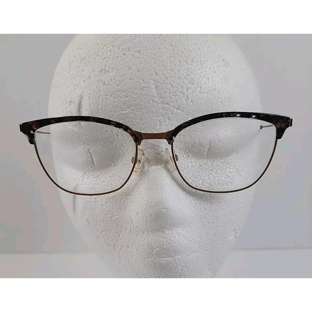 Morel 40105N Eye glasses Tortoise & Metal Full Rim Frames 54-18-140 Brown Bronze